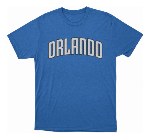 Remera Basket Nba Orlando Magic Azul Logo Orlando