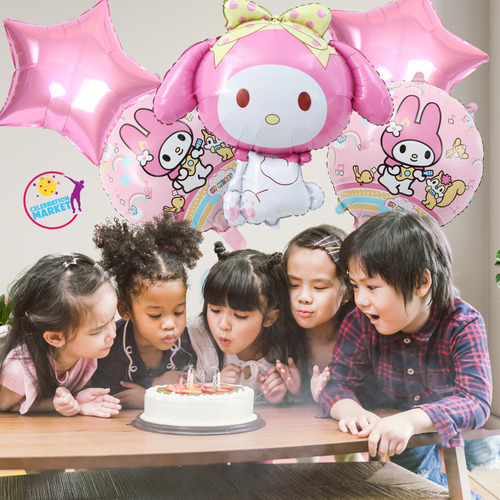 Kit Globos Hello Kitty My Melody