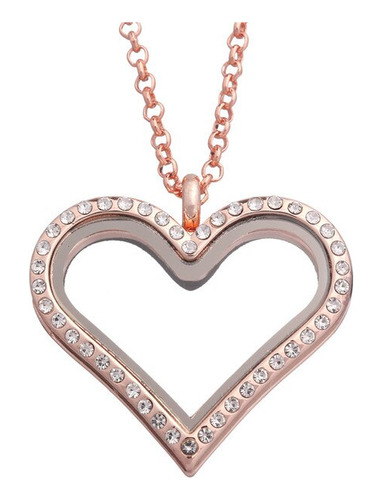 Collar De Cadena Con Colgante De Corazón Romántico L160 P33