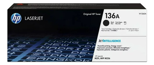 Tóner Hp Original Laserjet 136a Color Negro (w1360a)