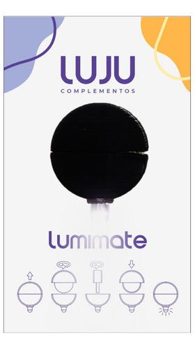 Luz Para Mate Led Universal Para Bombilla Con Pila Pack X 15