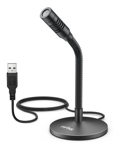 Microfono Usb Fifine K050b Flexible Condensador