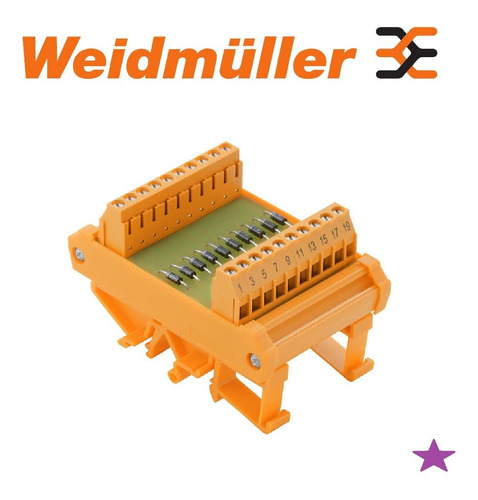 Modulo De Conexion De Diodos Weidmüller 0181461001