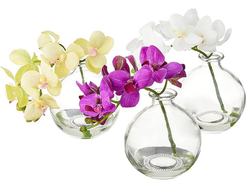 4208s3 Arreglo Artificial De Orquídeas Phalaenopsis De...