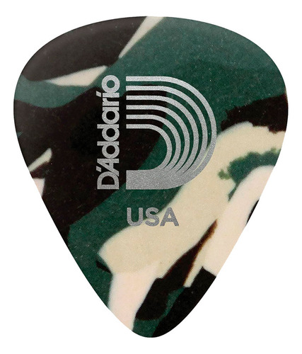 Pua Daddario 1ccf4-25 Celuloide Classic Camuflage Medium De 0,70 Mm
