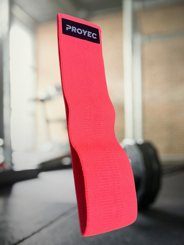 Bandas Circulares Tela Tensiones Alta Baja Yoga Fitness Coral