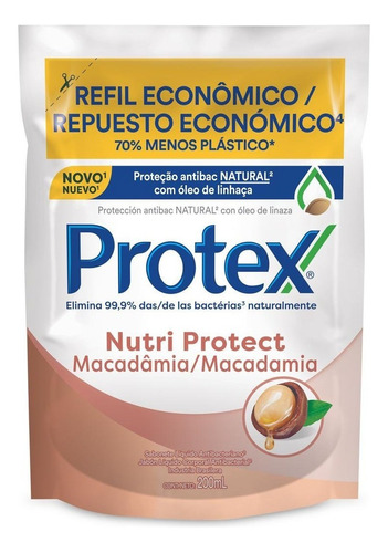 Sabonete Liquido Nutri Protect Macadâmia Protex 200ml