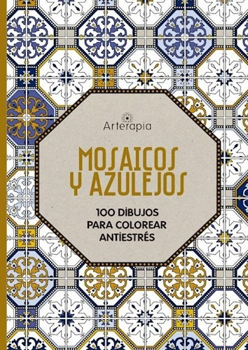 Mosaicos Y Azulejos 100 Dibujos Para Colorear Antiestres (c | MercadoLibre