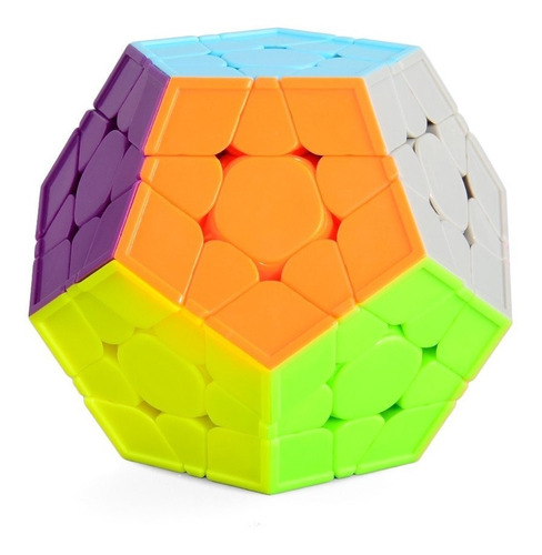 Cubo Mágico Megaminx Yuxin Little Magic V2 Colorido