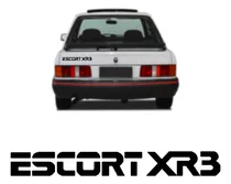 Comprar Emblema Escort Xr3 Adesivo Preto Escort Xr3 85 86 87 88 89