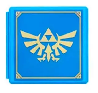 Case Portajuegos De Nintendo Switch 12 Slots - Zelda Azul
