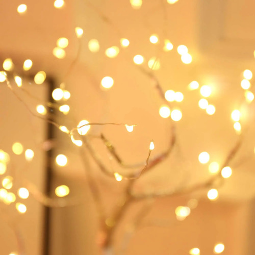 Luz Nocturna Led, Cuento De Hadas, Árbol, Alambre De Cobre