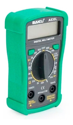 Imagen 2 de 9 de Multimetro Digital Profesional Baku Bk 830 L