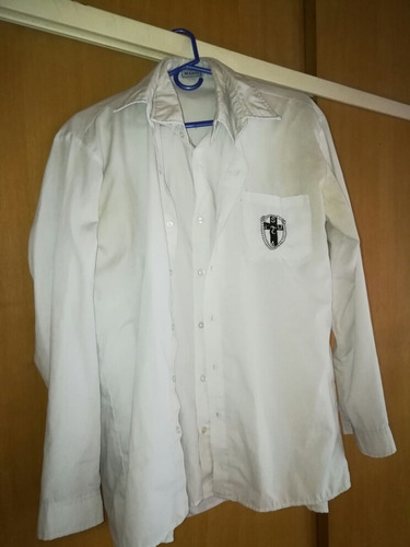 Camisa Escolar Blanca Del  I S M A  X Dos - Incluye Corbata