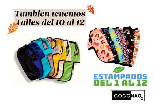 Chaleco Abrigo Polar Liso Coconao Chicos Y Medianos Verde Musgo 7