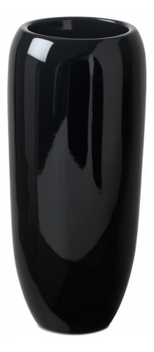 Vaso Decorativo - Em Fibra De Vidro 1,10 Metro -  Preto
