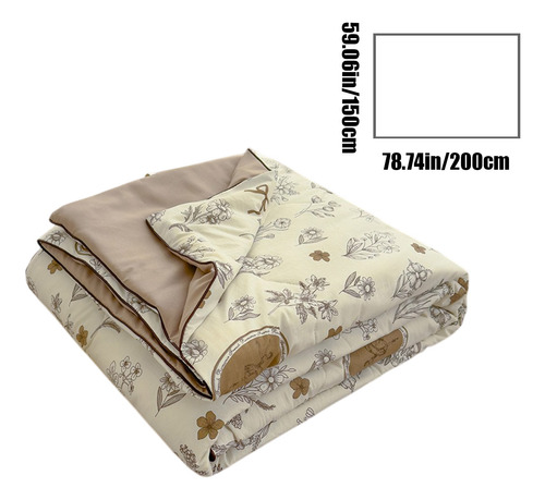Colcha De Verano De Algodón Lavado Con Estampado Liso D 9641