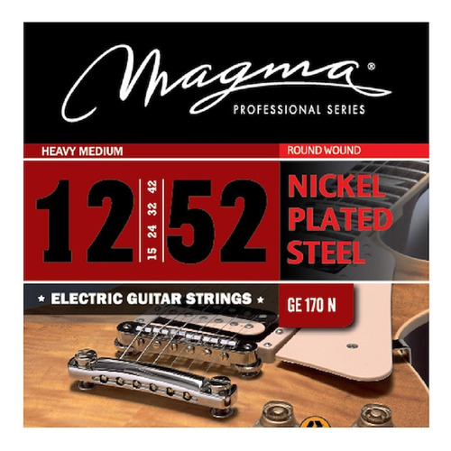  Encordado para Guitarra Eléctrica Magma 012-052 Ge170n
