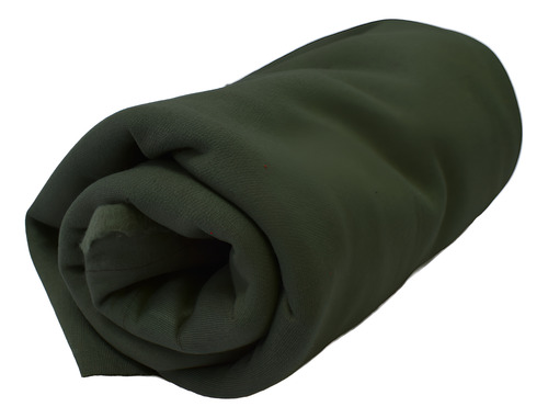 Tela Frisa Común X Metro Verde Militar Liso