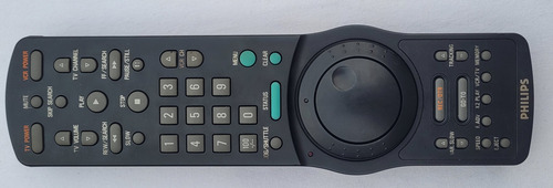 Controle Remoto Video Cassete Philips Vr 654 Original Preto