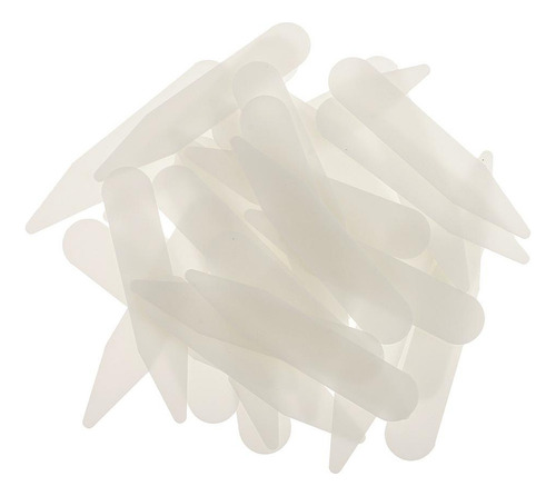 Z 200 Piezas De Plástico Beige Cuello De Apoyo Camisas