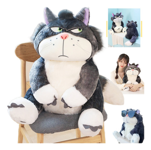 Lucifer Peluche 30cm Gato De Muñecos Anime Regalo Para Niños