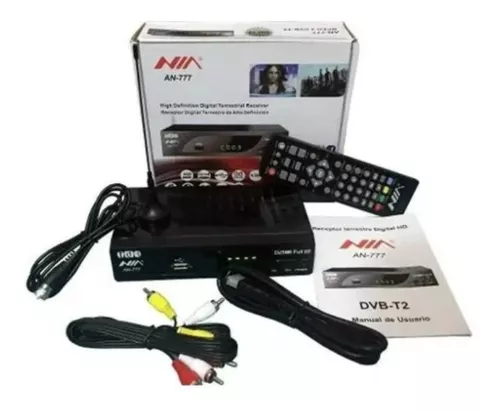 Decodificador Tdt Receptor Tv Digital Dvb Hdmi C/antena