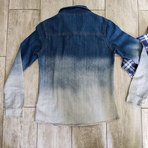 Combo X 2 Camisas Mujer Ts Jean Y Leñador Oportunidad (Usado)