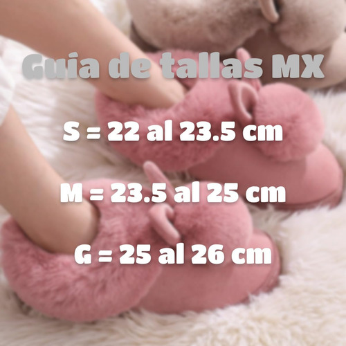 Pantufla Sandalia Conejo Calientita Comoda Acojinada Dama