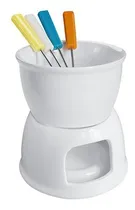 Comprar Set De Fondue De Tebery Con 4 Tenedores De Colores, Tetera D