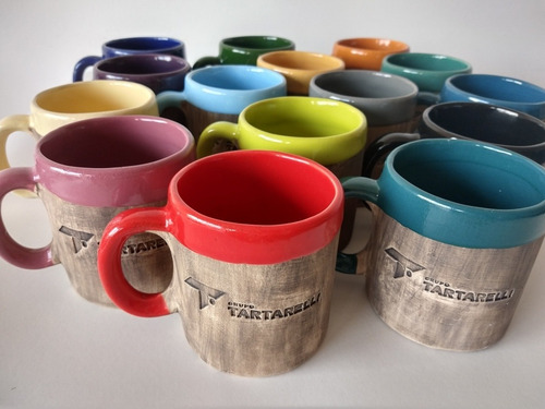 Taza Artesanal Grabada Bajo Relieve Souvenir Ponele Tu Logo!