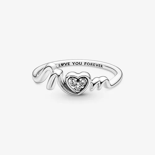 Anillo Pandora Mom Love You Forever Plata Ale 925 Cuotas sin inter s