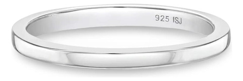 925 Sterling Silver Sizes 14 Unisex Shiny Small Plain Finger