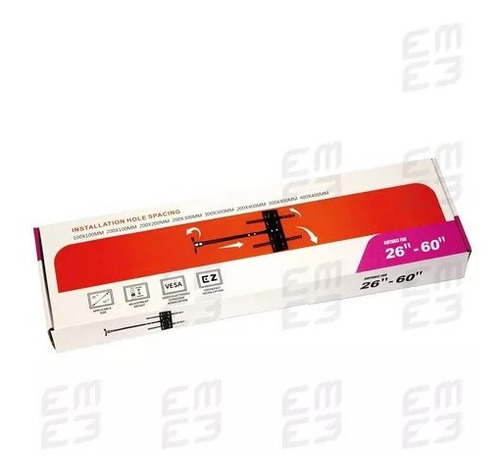 Imagen 4 de 7 de Soporte Techo Ajustable De 20 A 60 Pulgadas Tv