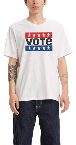 Libro: Polera Levis Vote De Manga Corta Y Ajuste Holgado P