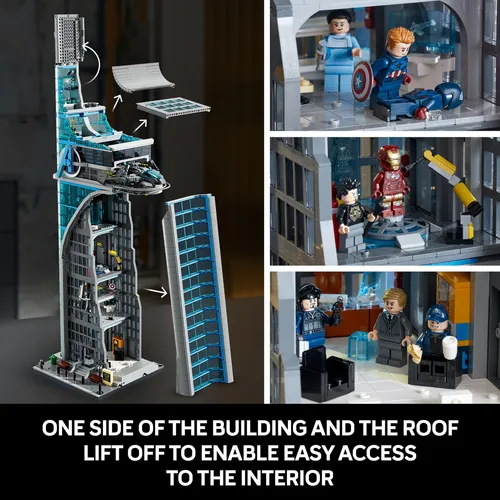 Kit De Construcción Lego Marvel Avengers Tower 76269 Con 31