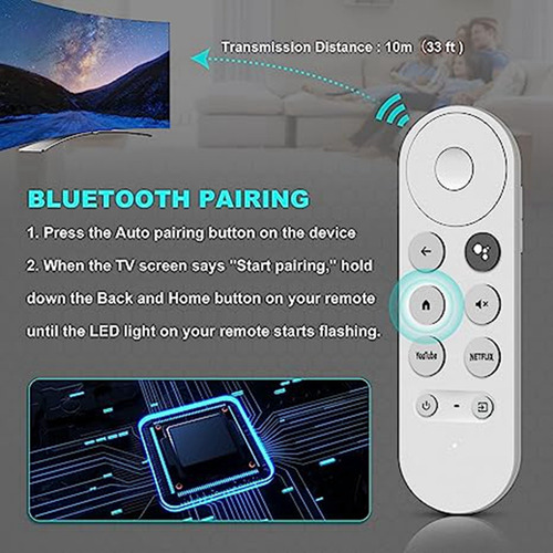 Control Remoto Ir De Voz G9n9n De Repuesto Para Googlechrom