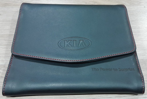 Estuche Porta Manuales Y Documentos De La Marca Kia Mod 3