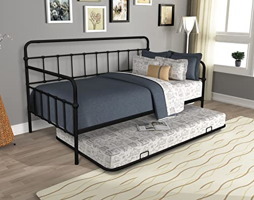 Estructura De Sofá Cama Doble De Metal Con Cama Nido, Soport