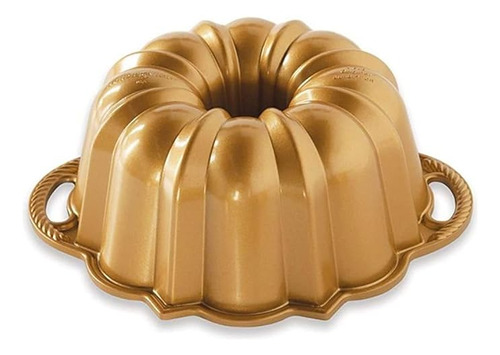 Nordic Ware Anniversary Bundt 6 Tazas Color Dorado