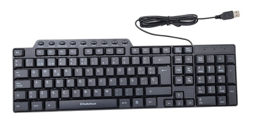 Teclado Alámbrico Multimedia Radioshack | 85070 Teclado Negro