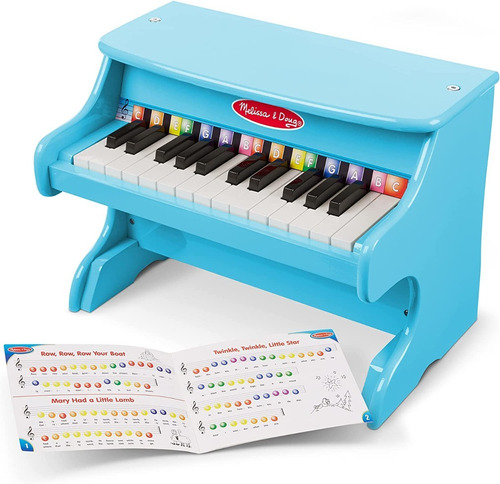 Melissa & Doug Piano Para Aprender A Tocar Con 25 Teclas Y C