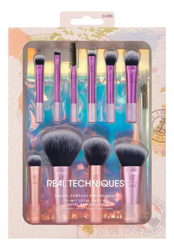 Kit De Mini Brochas Travel Fantasy Real Techniques