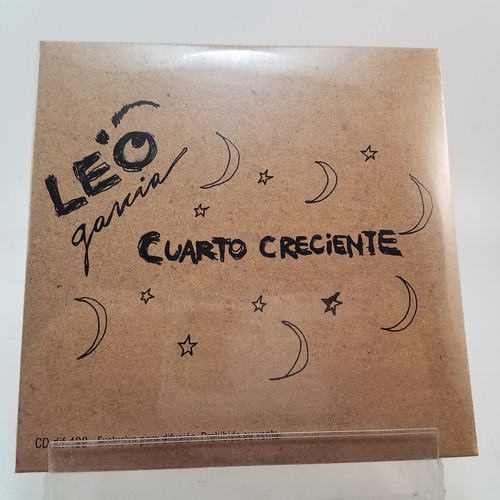 Leo Garcia - Cuarto Creciente - Cd Single Sellado