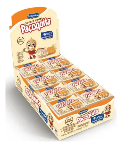 Paçoquita Paçoca Santa Helena Aveia Zero Açúcar Cx Com 24un