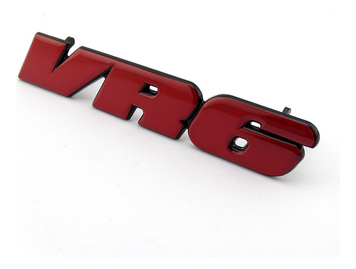 3d Sticker Rojo Vr6 Pegatinas Coche Logo Para Vw Golf