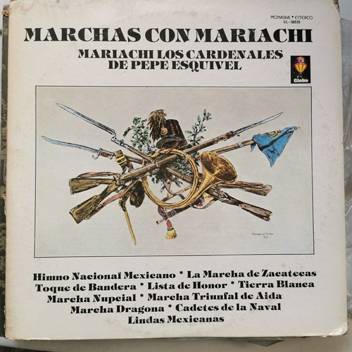 Disco Lp:cardenales De Pepe Esquivel- Marchas Con Mariachi