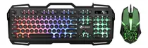 Comprar Kit Teclado Gamer + Mouse Gamer Combo Luz Rgb Modelo J-32 Color Del Mouse Negro Color Del Teclado Negro