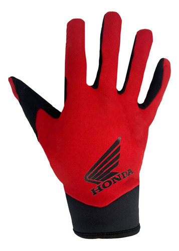 Guantes Honda Original Pole Glove Motocross Enduro Rojo