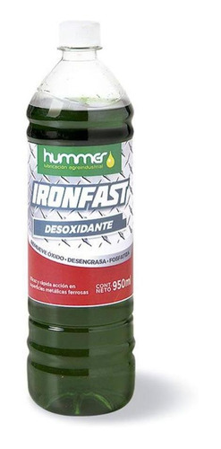 Desoxidante En Botella Ironfast Hummer 1 Litro H Y T